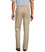 Color:Khaki - Image 2 - TravelSmart Flat Front Classic Fit Full Length Textured Solid Dress Pants