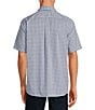 Color:White/Blue Multi - Image 2 - TravelSmart Short Sleeve Small Plaid Poplin Sport Shirt