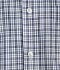 Color:White/Blue Multi - Image 4 - TravelSmart Short Sleeve Small Plaid Poplin Sport Shirt