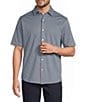 Roundtree & Yorke TravelSmart Short Sleeve Solid/Non-Solid Button Front Shirt - Image 1