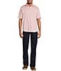 Roundtree & Yorke TravelSmart Short Sleeve Solid/Non-Solid Button Front Shirt - Image 3