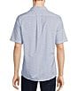 Color:White - Image 2 - TravelSmart Slim Easy Care Short Sleeve Paisley Sport Shirt