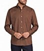 Roundtree & Yorke TravelSmart Solid Heather Twill Sport Shirt - Image 1