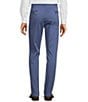 Color:Indigo Heather - Image 2 - TravelSmart Straight Fit Flat Front Non-Iron Twill Pants