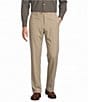 Roundtree & Yorke TravelSmart Ultimate Comfort Classic Fit Solid Non-Iron Dress Pants - Image 1
