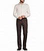 Roundtree & Yorke TravelSmart Ultimate Performance Classic Fit Flat Front Non-Iron Chino Pants - Image 3