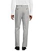 Color:Grey Heather - Image 2 - TravelSmart Ultimate Performance Classic Fit Flat Front Non-Iron Heathered Chino Pants