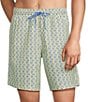 Roundtree & Yorke Tropical Fish 8#double; Swim Trunks, Color:Light Yellow - Image 1