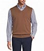 Roundtree & Yorke V-Neck Solid Sweater Vest - Image 5