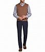 Roundtree & Yorke V-Neck Solid Sweater Vest - Image 3