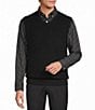 Roundtree & Yorke V-Neck Solid Sweater Vest - Image 1