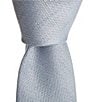 Roundtree & Yorke Xander Solid 3 3/8#double; Silk-Blend Tie - Image 1