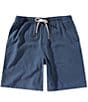 Rowm Big & Tall Drawstring Waist Garment Dyed Solid Texture 7#double; Inseam Shorts - Image 1