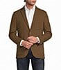 Rowm Big & Tall Jacquard Textured Knit Blazer - Image 1