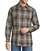 Rowm Big & Tall Long Sleeve 2 Pocket Jasper Medium Plaid Button Down Sport Shirt - Image 1