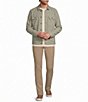 Rowm Big & Tall Long Sleeve Solid Overshirt - Image 3