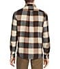 Color:Ecru - Image 2 - Big & Tall Nomad Collection Long Sleeve Portuguese Flannel Plaid Shirt