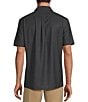 Color:Charcoal - Image 2 - Big & Tall Rec & Relax Performance Short Sleeve Solid Textured Shirt