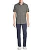 Rowm Big & Tall Short Sleeve Outsider Geo Floral Print Shirt, Color:Dark Blue - Image 3