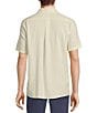 Rowm Big & Tall Short Sleeve Outsider Stripe Pattern Shirt, Color:Winter White - Image 2