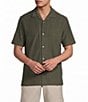 Rowm Big & Tall Short Sleeve Solid Terry Camp Shirt - Image 5
