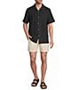 Rowm Big & Tall Short Sleeve Solid Terry Camp Shirt - Image 3