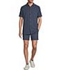 Rowm Big & Tall Short Sleeve Solid Texture Shirt - Image 6