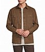 Rowm Big & Tall Solid Canvas Shirt Jacket - Image 1