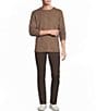 Rowm Big & Tall Solid Ribbed T-Shirt - Image 6