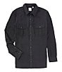 Color:Charcoal - Image 1 - Big & Tall The Lodge Collection Long Sleeve Brushed Solid Button Down Shirt