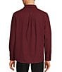 Color:Burgundy - Image 2 - Big & Tall The Lodge Collection Long Sleeve Brushed Solid Button Down Shirt