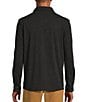Color:Black - Image 2 - Big & Tall The Lodge Long Sleeve Solid Jacquard Button Down Knit Shirt