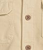 Rowm Big & Tall The Rambler Long Sleeve Garment Dyed Canvas Solid Shirt Jacket, Color:Light Khaki - Image 4