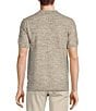 Rowm Big & Tall Tourister Short Sleeve Textured Heather Button-Front Sweater Knit Shirt, Color:Multicolor - Image 2