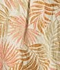 Color:Cream - Image 4 - Crafted Rec & Relax Short Sleeve Textured Frond Print Shirt