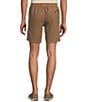 Color:Dark Khaki - Image 2 - Crafted Solid Drawstring Textured Solid 8#double; Inseam Shorts
