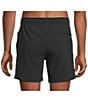 Rowm Daydipper 6#double; Solid Seersucker Swim Trunks, Color:Black - Image 2