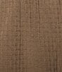 Rowm Drawstring Garment Dyed Solid Texture 7#double; Inseam Shorts - Image 5