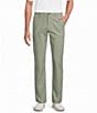 Rowm Flat Front Garment Dyed Pants - Image 1