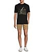 Rowm Flat Front Solid 7#double; Inseam Shorts, Color:Khaki - Image 3