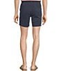 Rowm Flat Front Solid 7#double; Inseam Shorts, Color:Navy - Image 2