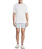 Rowm Flat Front Solid 7#double; Inseam Textured Shorts - Image 3