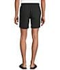 Rowm Flat Front Solid Terry 7#double; Inseam Shorts, Color:Black - Image 2