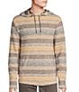 Color:Light Brown - Image 1 - Into The Blue Collection Long Sleeve Textured Stripe Hoodie