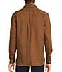 Color:Copper - Image 2 - Into The Blue Collection The Rambler Long Sleeve Solid Garment Washed Twill Shirt Jacket