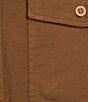 Color:Copper - Image 5 - Into The Blue Collection The Rambler Long Sleeve Solid Garment Washed Twill Shirt Jacket