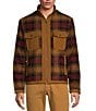 Color:Tobacco - Image 1 - Lodge Collection Drifter Plaid Shirt Jacket