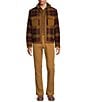 Color:Tobacco - Image 3 - Lodge Collection Drifter Plaid Shirt Jacket