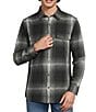 Rowm Long Sleeve 2 Pocket Jaspe Ombre Plaid Button Down Sport Shirt - Image 1