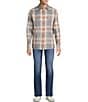 Rowm Long Sleeve 2 Pocket Jasper Large Plaid Button Down Sport Shirt - Image 3